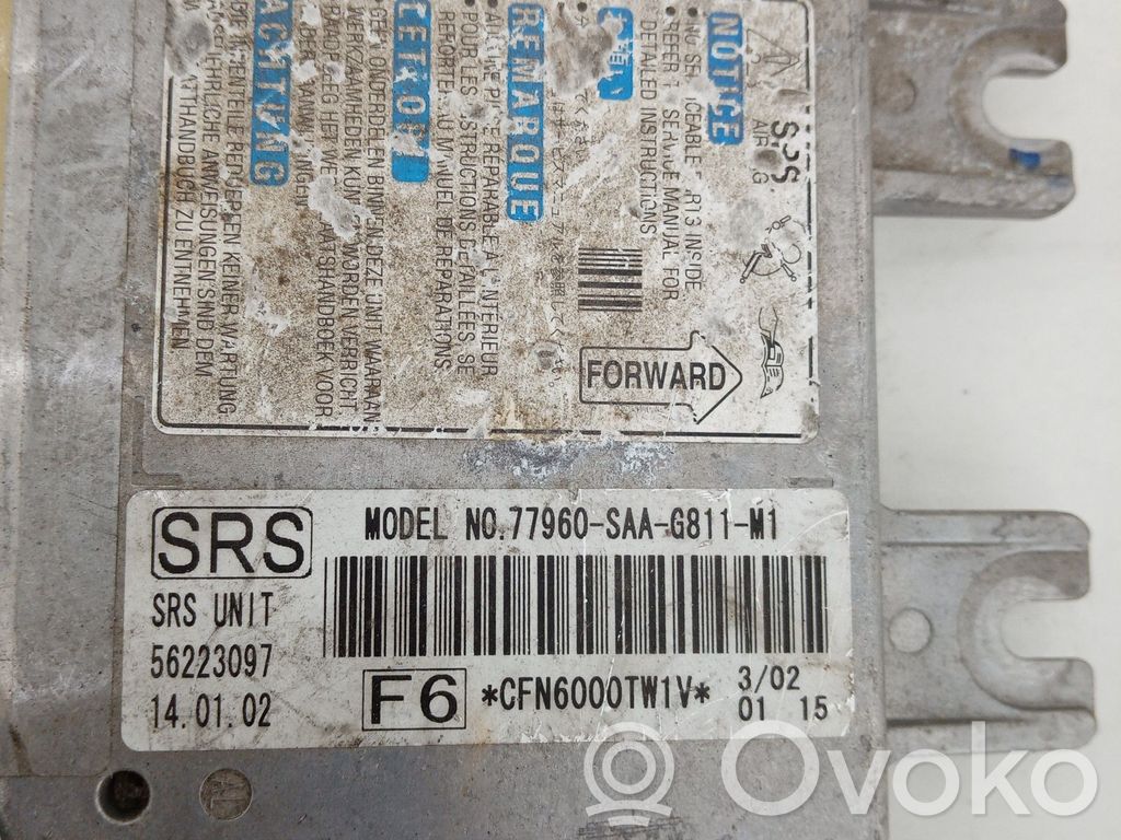 Honda Jazz Airbag control unit/module 