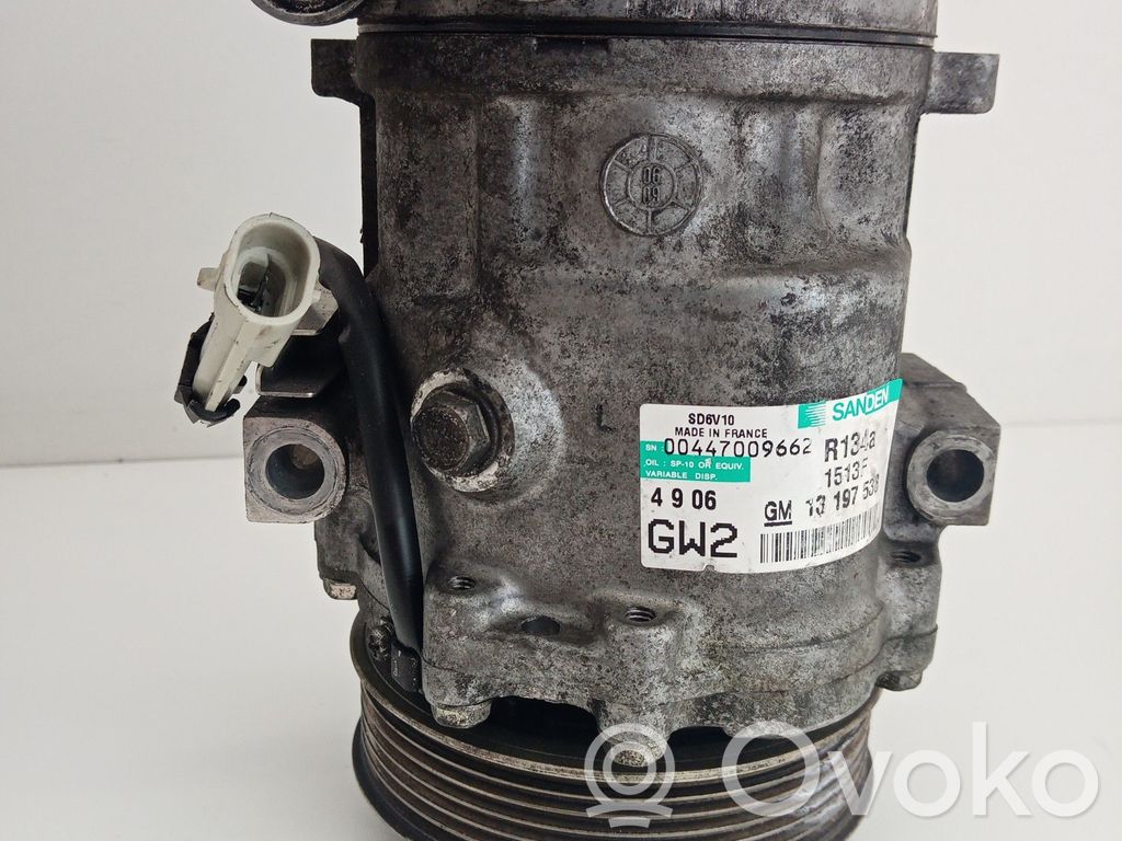Air conditioning (A/C) compressor (pump)   13197538,1513F,SD6V10