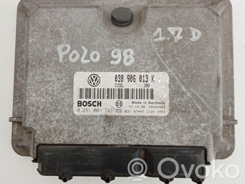 Volkswagen Polo III 6N 6N2 6NF Dzinēja vadības bloks 