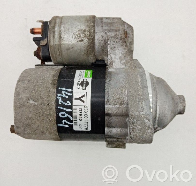Starteris   233001F77B,25H82759AK,D7E40,VALEO