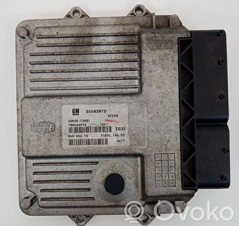 Engine control unit/module   3392072KQ1,3392072KQ1,55563975,7160014603,MJD602Y5