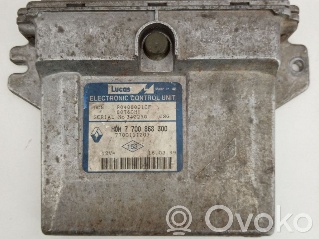 Renault Kangoo I Engine control unit/module 