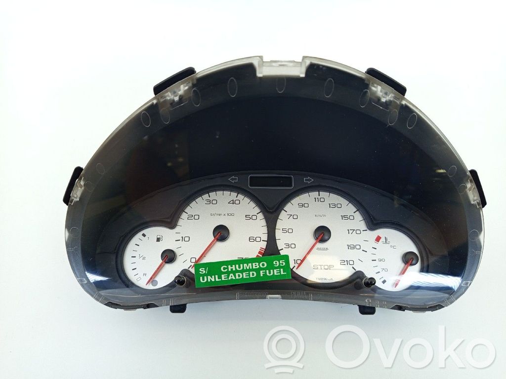 Peugeot 206 Geschwindigkeitsmesser Cockpit 