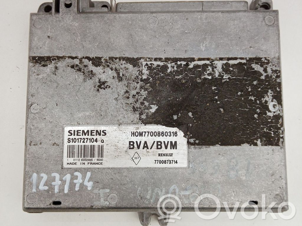 Engine control unit/module   S101727104Q,7700873714,HOM7700860316,SIEMENS