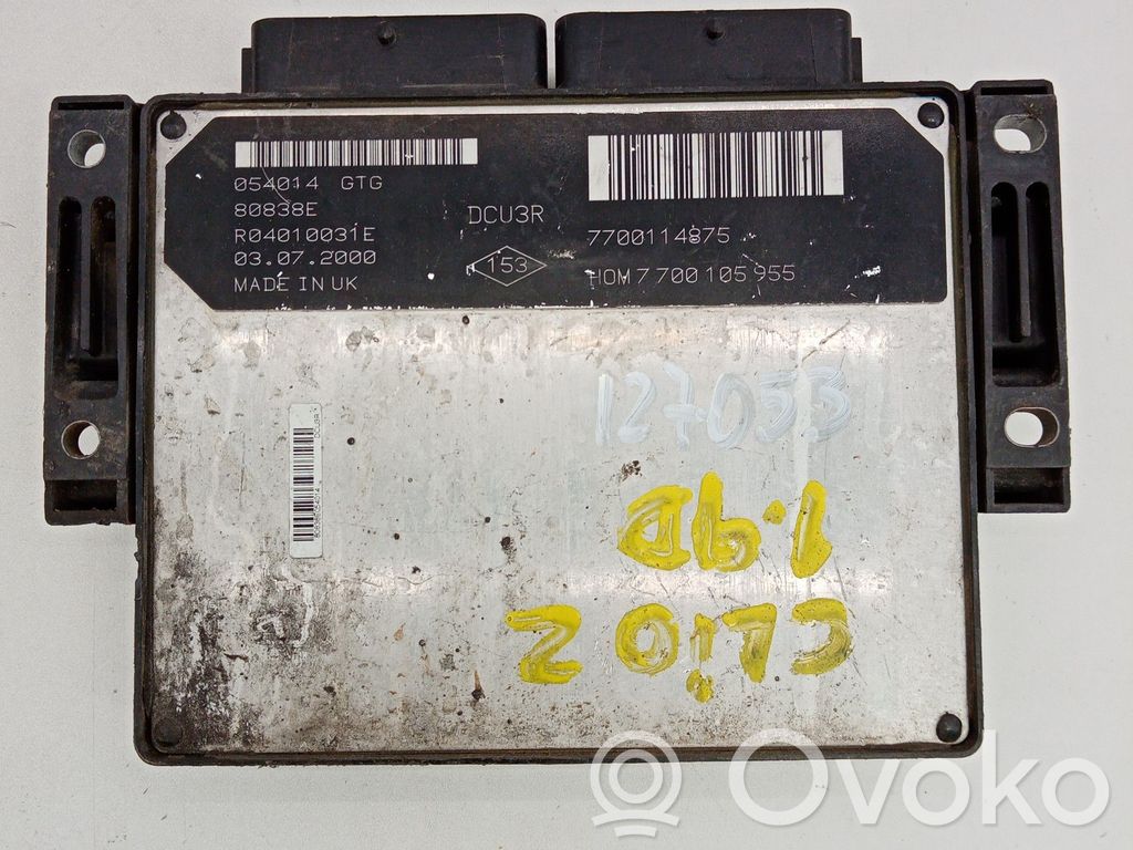 Renault Clio II Engine control unit/module 