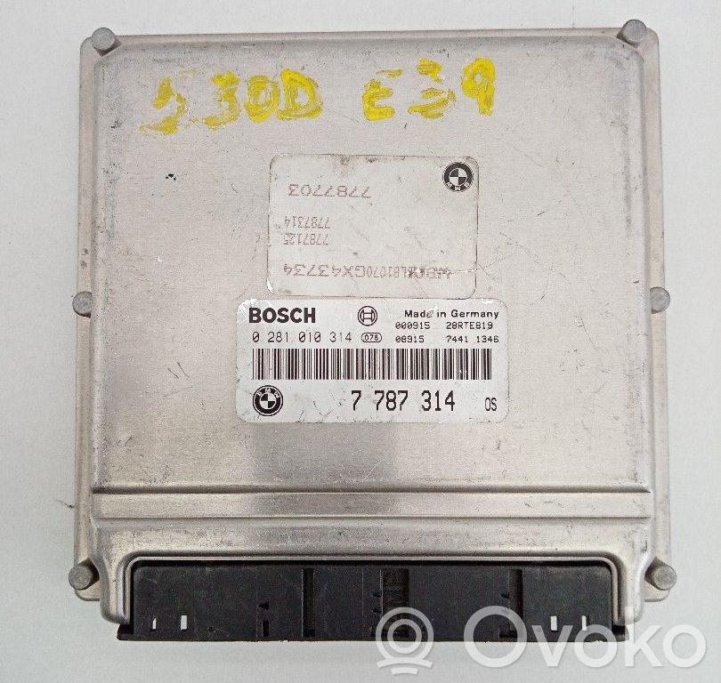 Engine control unit/module   0281010314,0891574411346,7787314,BOSCH