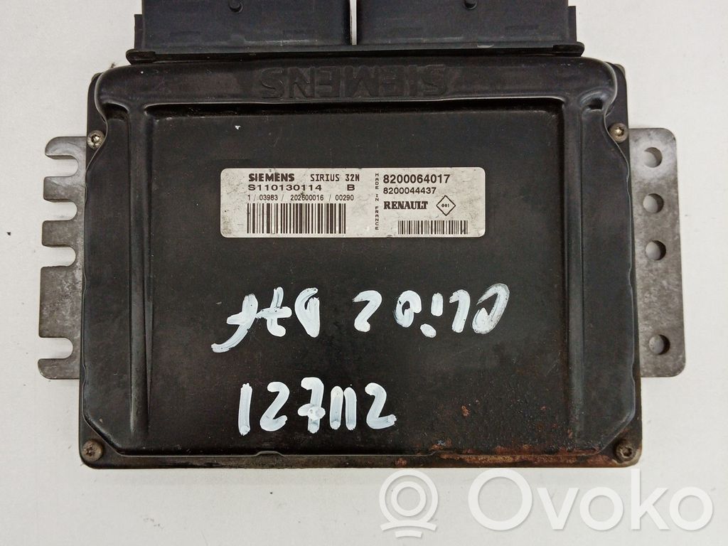 Renault Clio II Engine control unit/module 