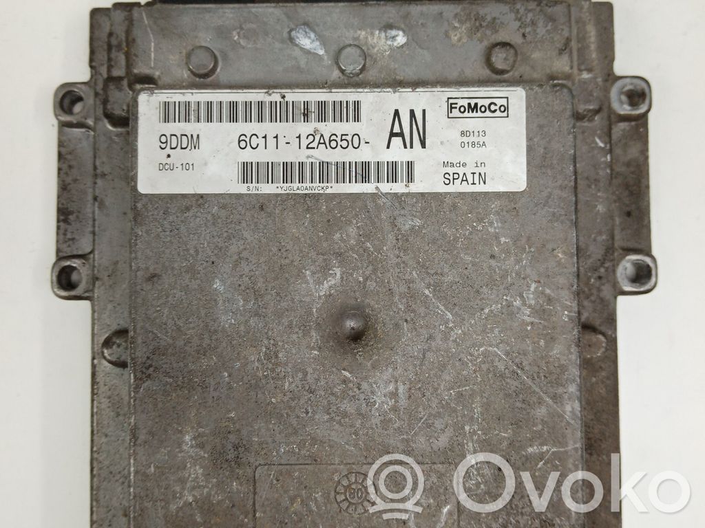 Engine control unit/module   6C1112A650,9DDMDCU101,FOMOCO
