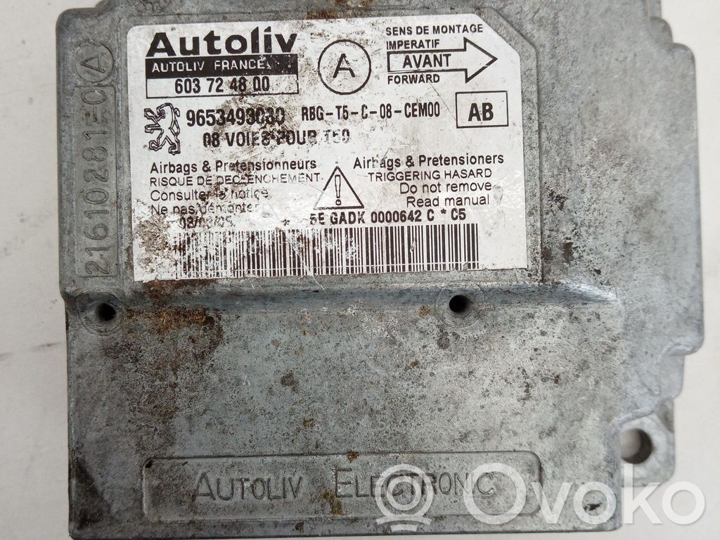 Peugeot 307 Airbag control unit/module 