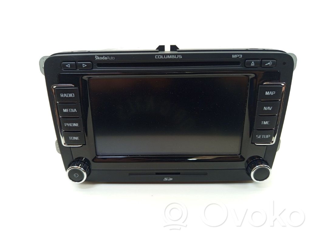 Skoda Octavia Mk2 (1Z) Unitate principală radio/CD/DVD/GPS 