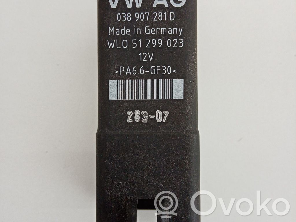 Autres unités de commande / modules   038907281D,WL051299023