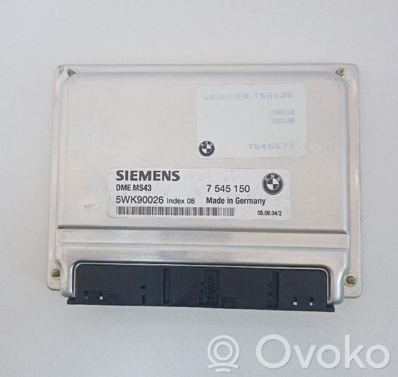 BMW X5 E53 Engine control unit/module 