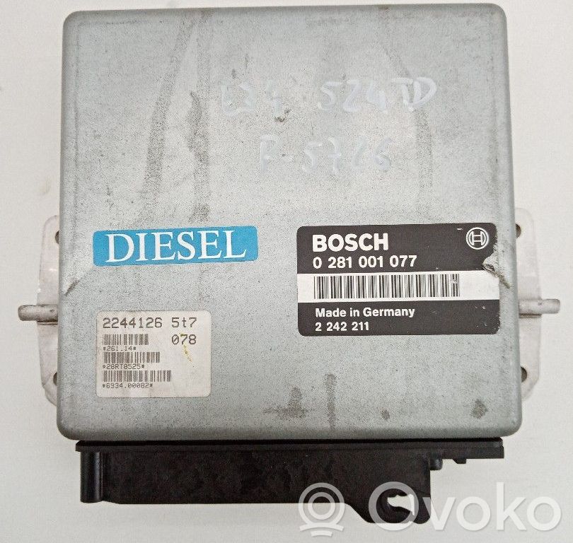 Блок управления двигателя   0281001077,2242211,BOSCH