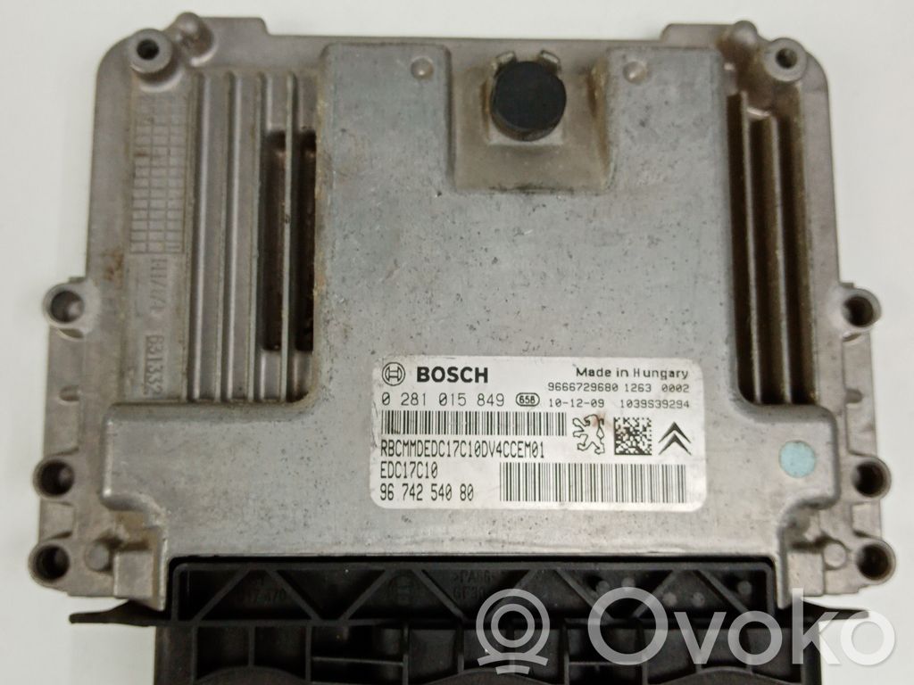 Peugeot 207 Unitate/modul de control motor 