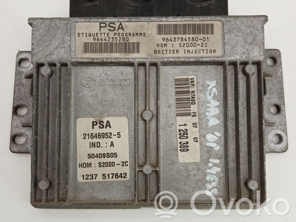 Citroen Xsara Engine control unit/module 