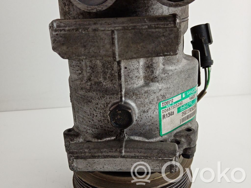 Air conditioning (A/C) compressor (pump)   2S6119D629AD,1442F,SD6V12
