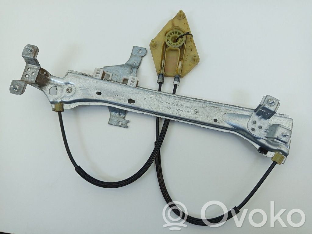 Renault Megane III Fensterhebermechanismus ohne Motor Tür hinten 