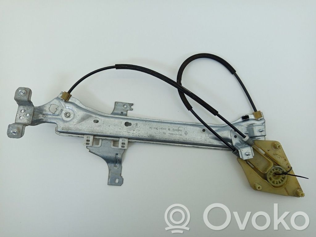 Renault Megane III Fensterhebermechanismus ohne Motor Tür hinten 