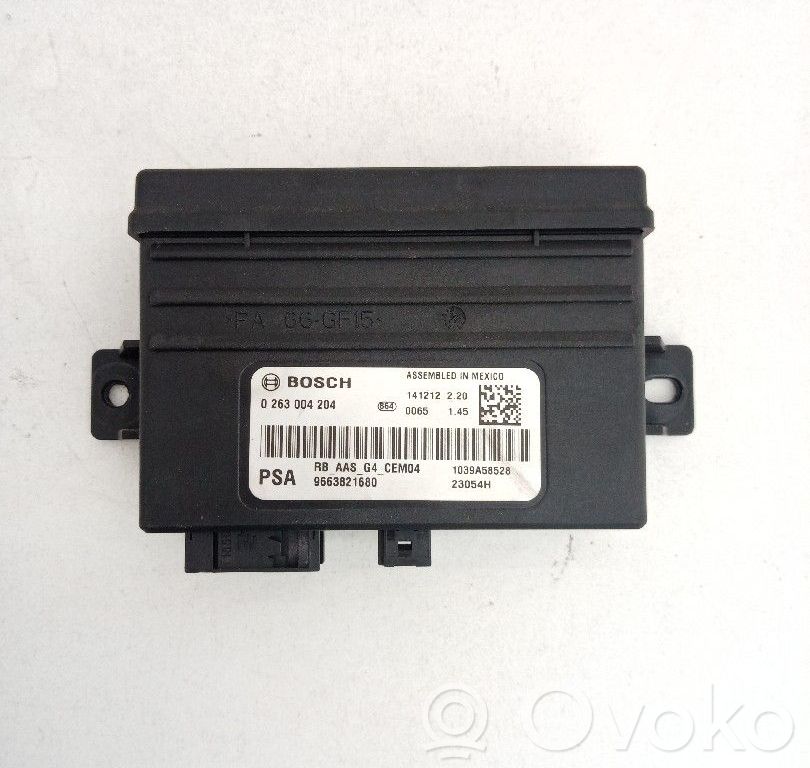 Muut ohjainlaitteet/moduulit   0263004204,1039A58528,23054H,9663821680,BOSCH