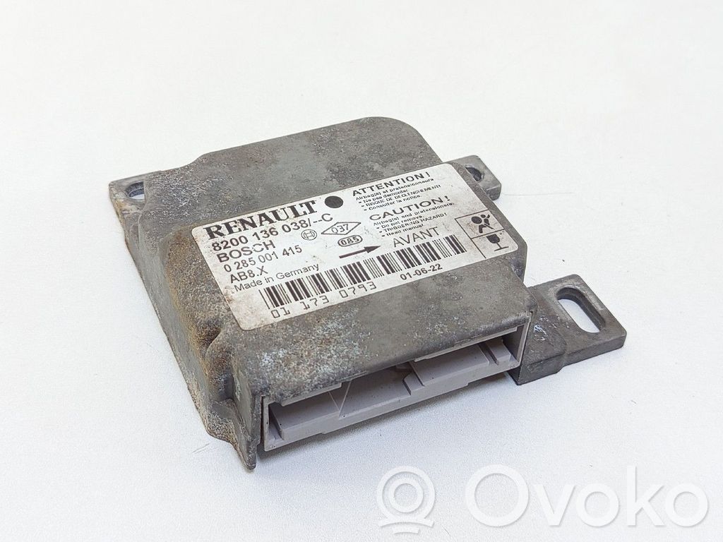 Renault Clio II Airbag control unit/module 