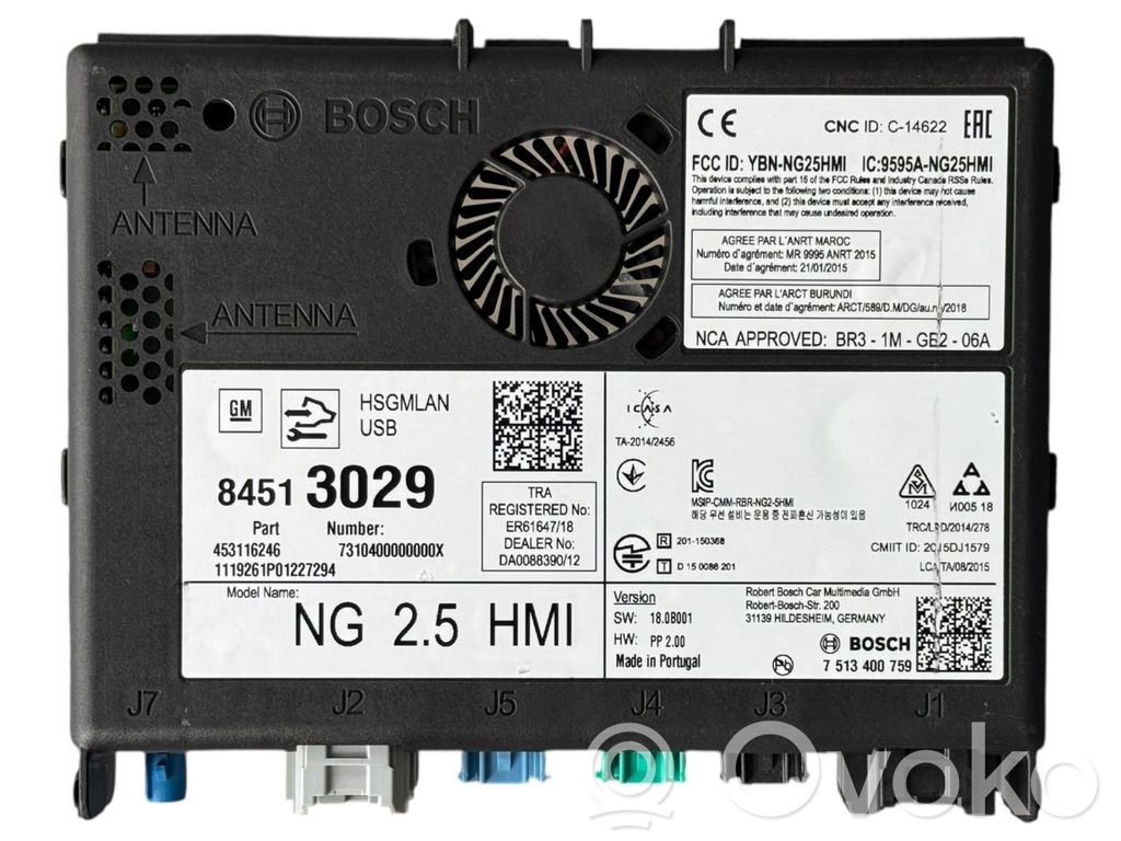 Opel Astra K Other control units/modules 