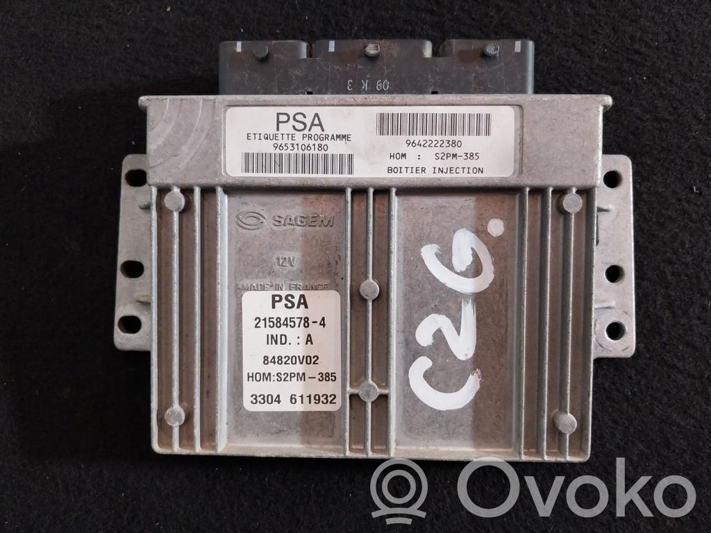 Citroen C3 Engine control unit/module ECU 