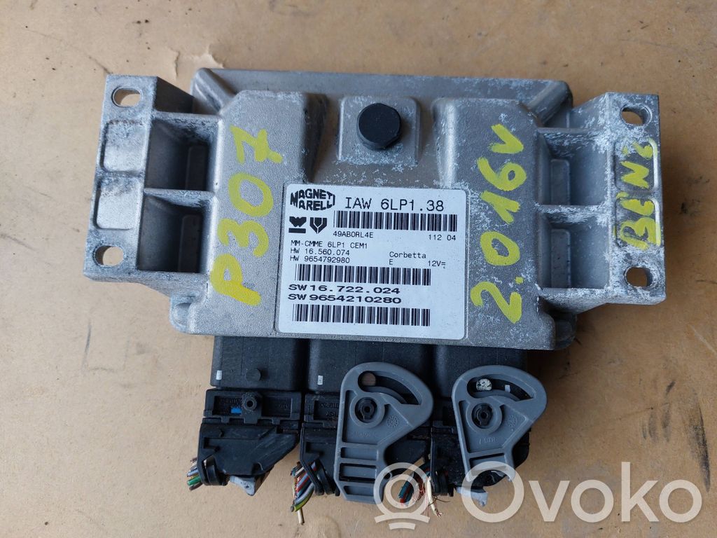 Peugeot 307 Engine control unit/module ECU 