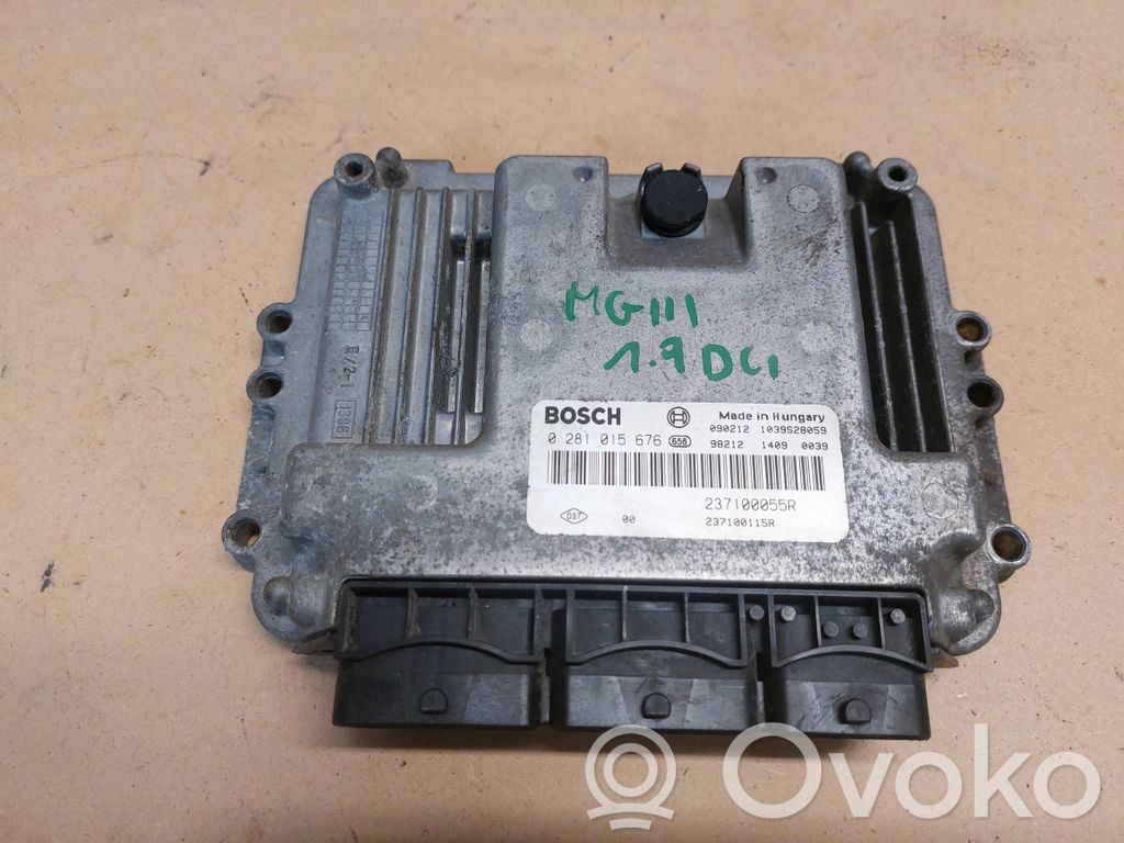 Engine control unit/module   0281015676,237100115R,237100055R