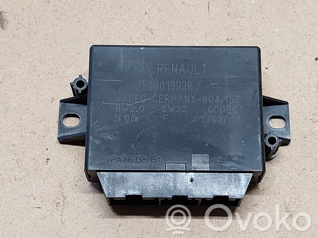 Renault Laguna III Parking PDC control unit/module 