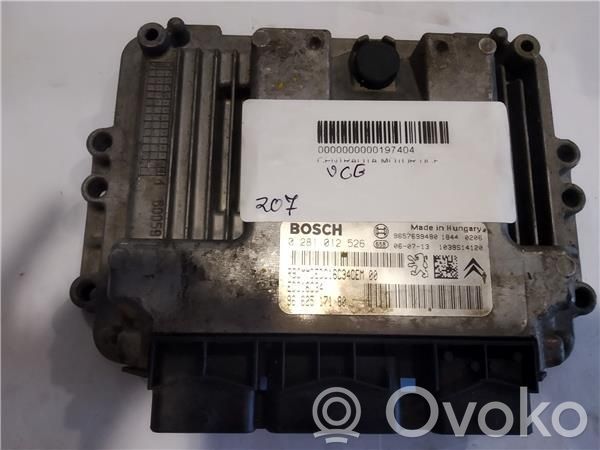 Peugeot 207 Engine control unit/module ECU 