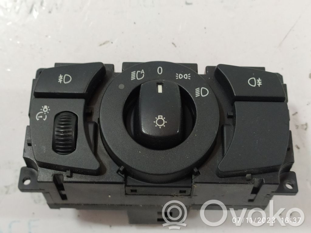 BMW 5 E60 E61 Interruptor de control del panel de luces 