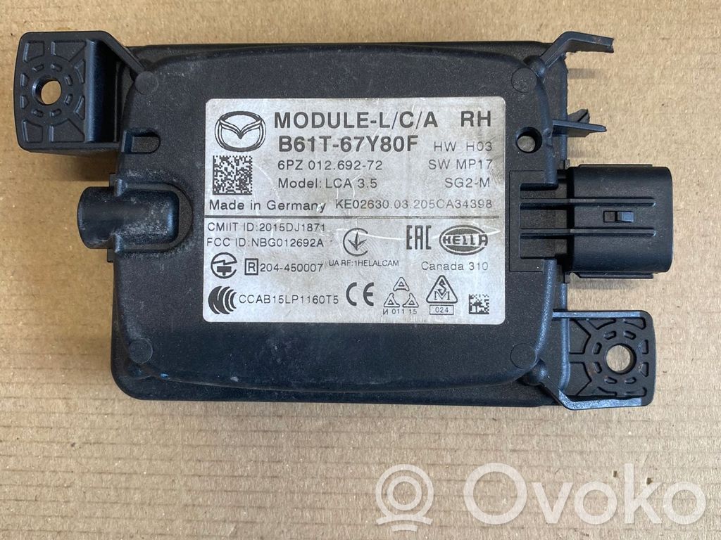 Mazda 3 III Blind spot module 