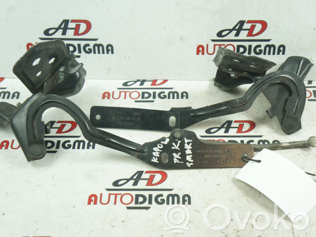 Smart ForFour I Engine bonnet/hood hinges 