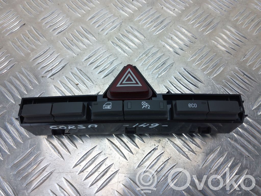 Opel Corsa D Hazard light switch 