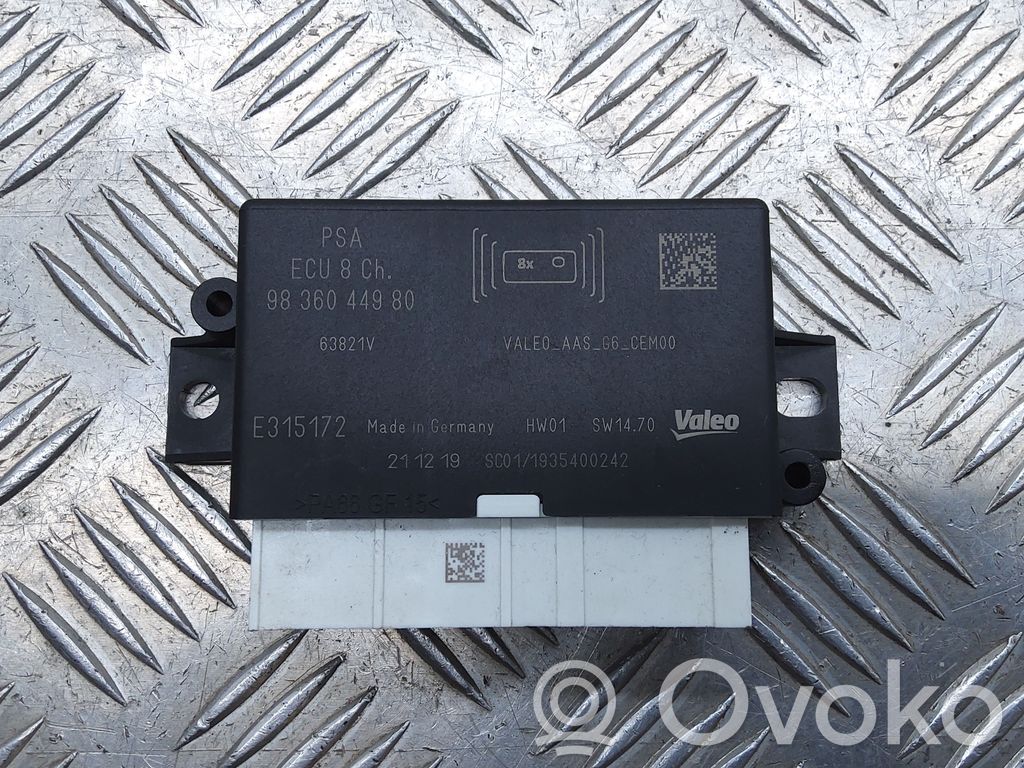 Peugeot 208 II Parking PDC control unit/module 