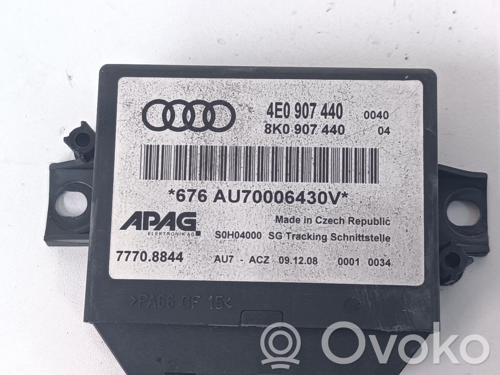Audi A8 S8 D3 4E Parkavimo (PDC) daviklių valdymo blokas 