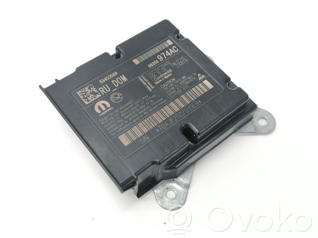 Chrysler Pacifica Airbag control unit/module 