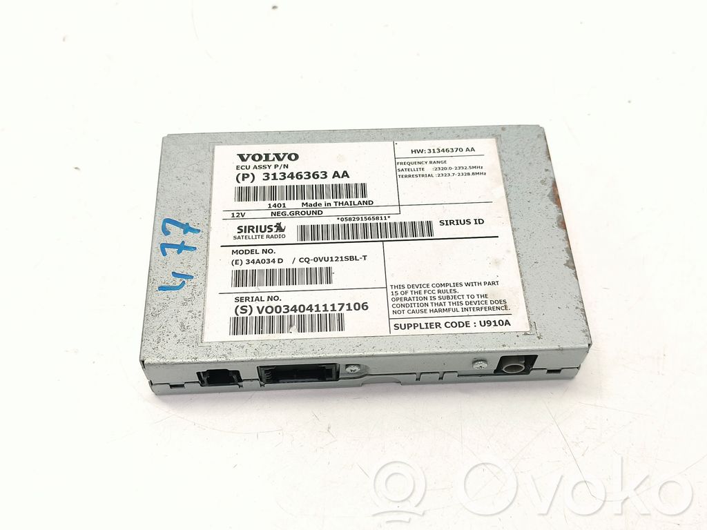 Volvo XC60 Antenos valdymo blokas 