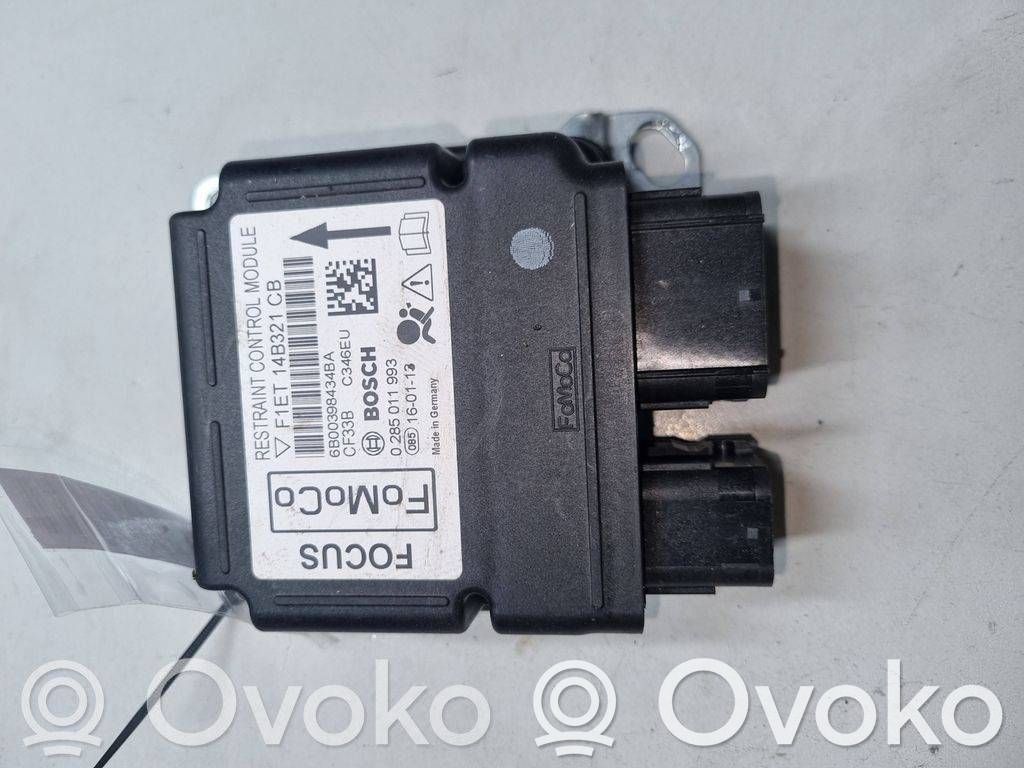 Airbag control unit/module   F1ET14B321CB,6B00398434BA,0285011993