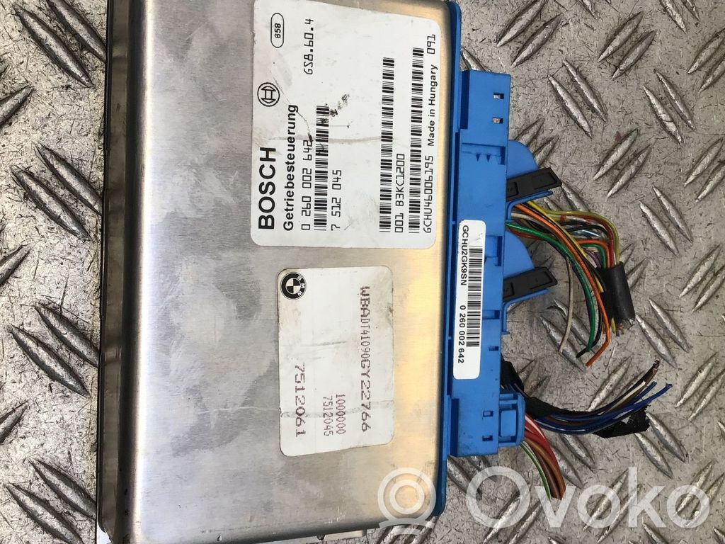 Unidad de control/módulo de la caja de cambios   7512045