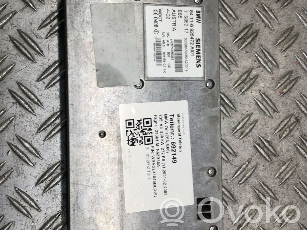 Unidad de control/módulo del teléfono   6926472