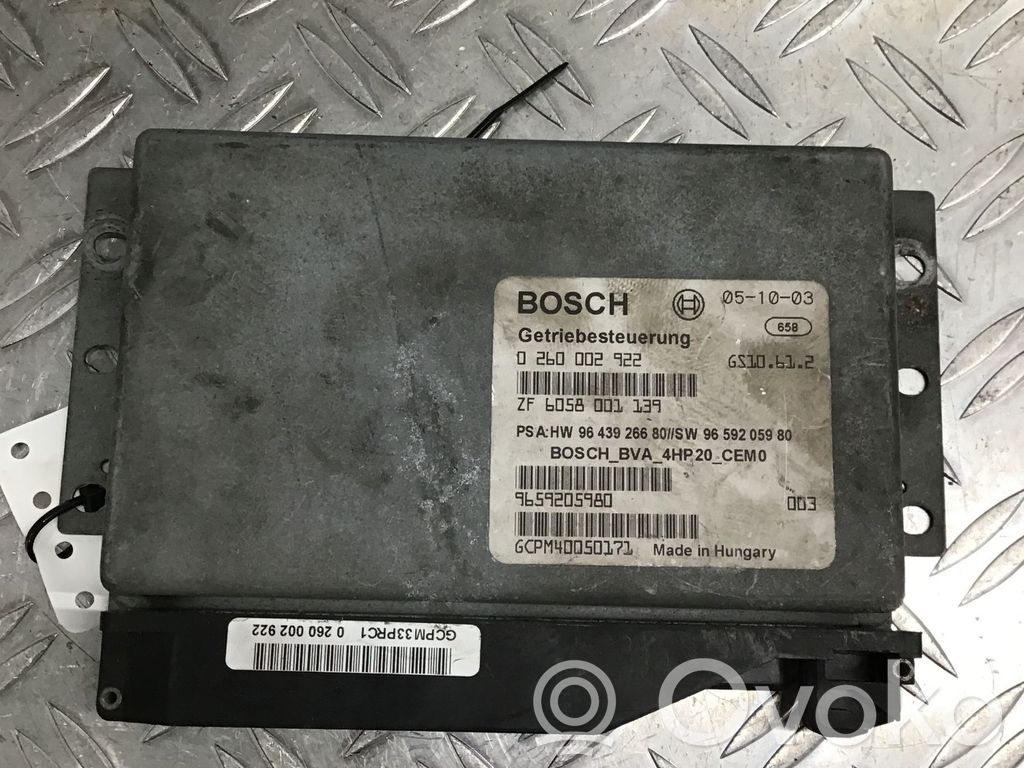 Gearbox control unit/module   0260002922