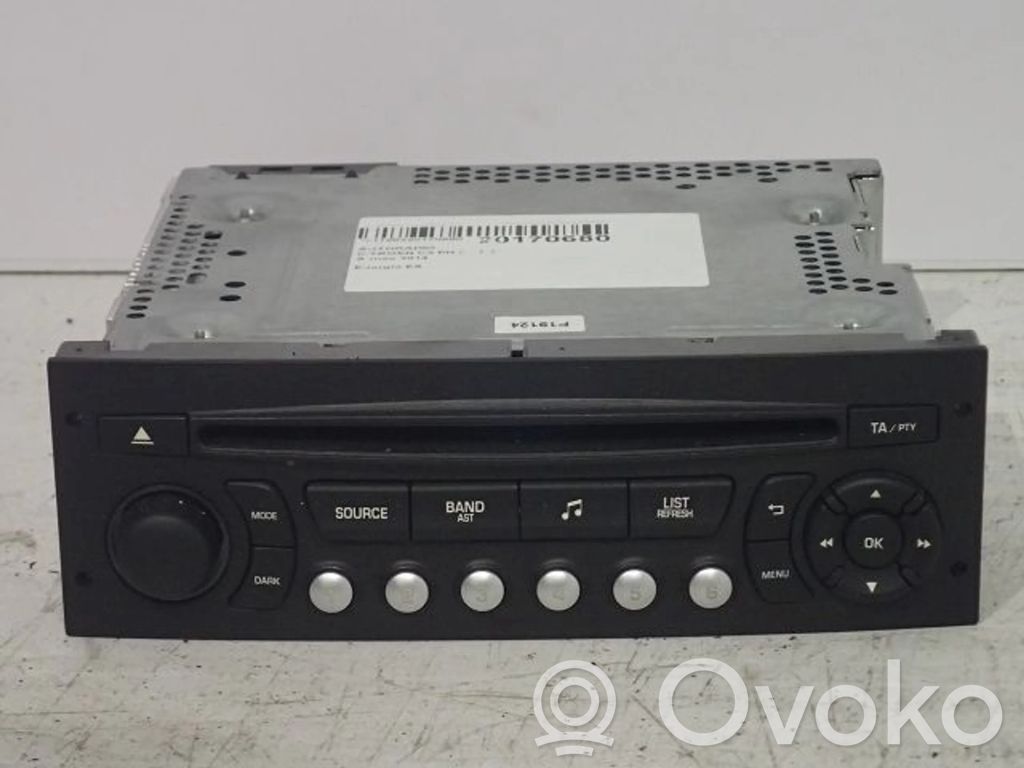 Citroen C3 Panel / Radioodtwarzacz CD/DVD/GPS 