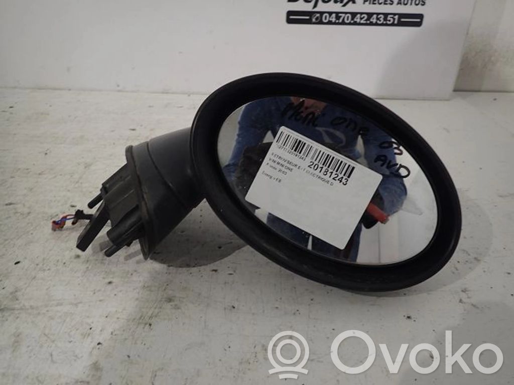 Mini One - Cooper R50 - 53 Espejo lateral eléctrico de la puerta delantera 