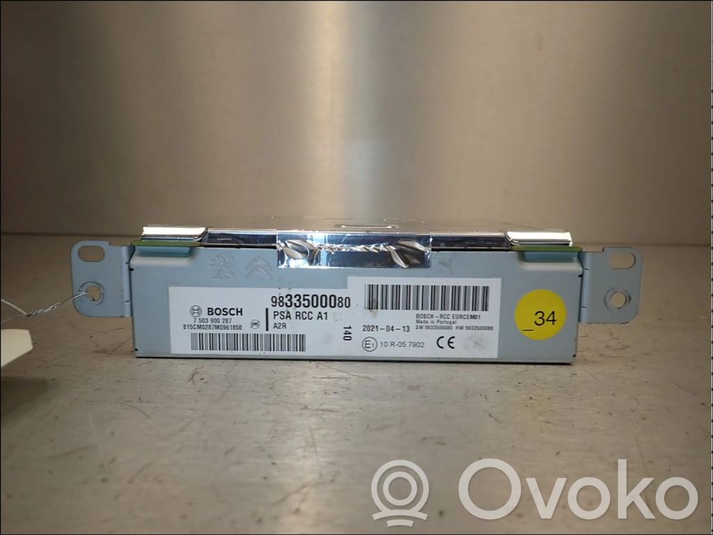 Peugeot 208 II Panel / Radioodtwarzacz CD/DVD/GPS 
