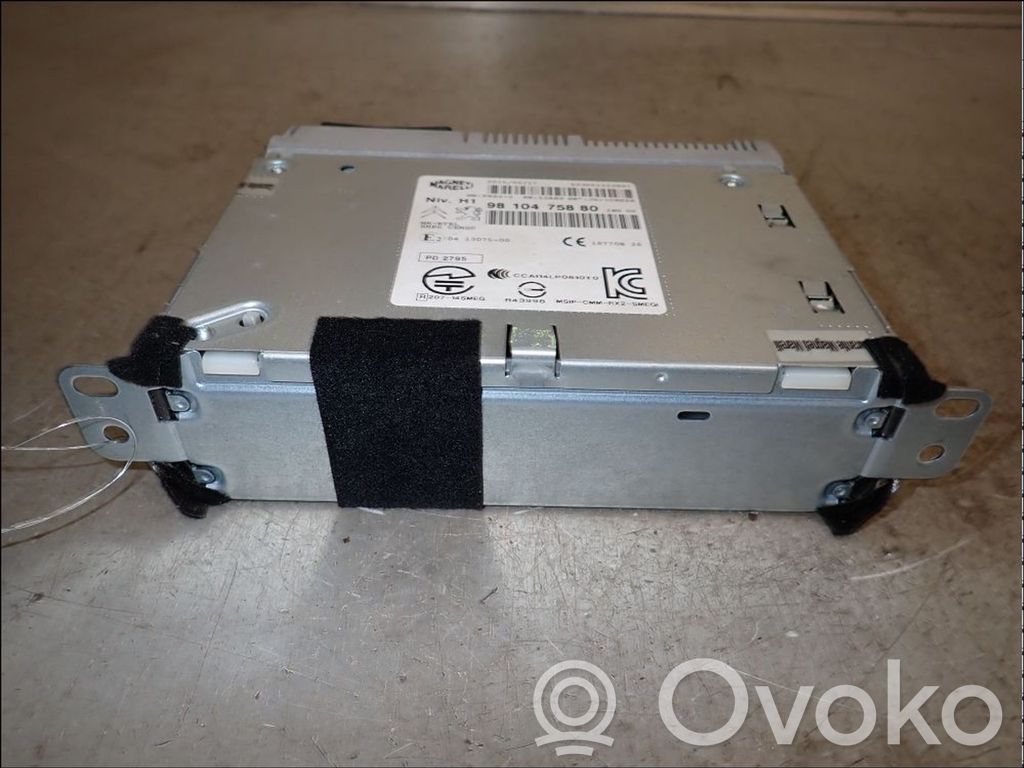 Citroen C4 Cactus Panel / Radioodtwarzacz CD/DVD/GPS 