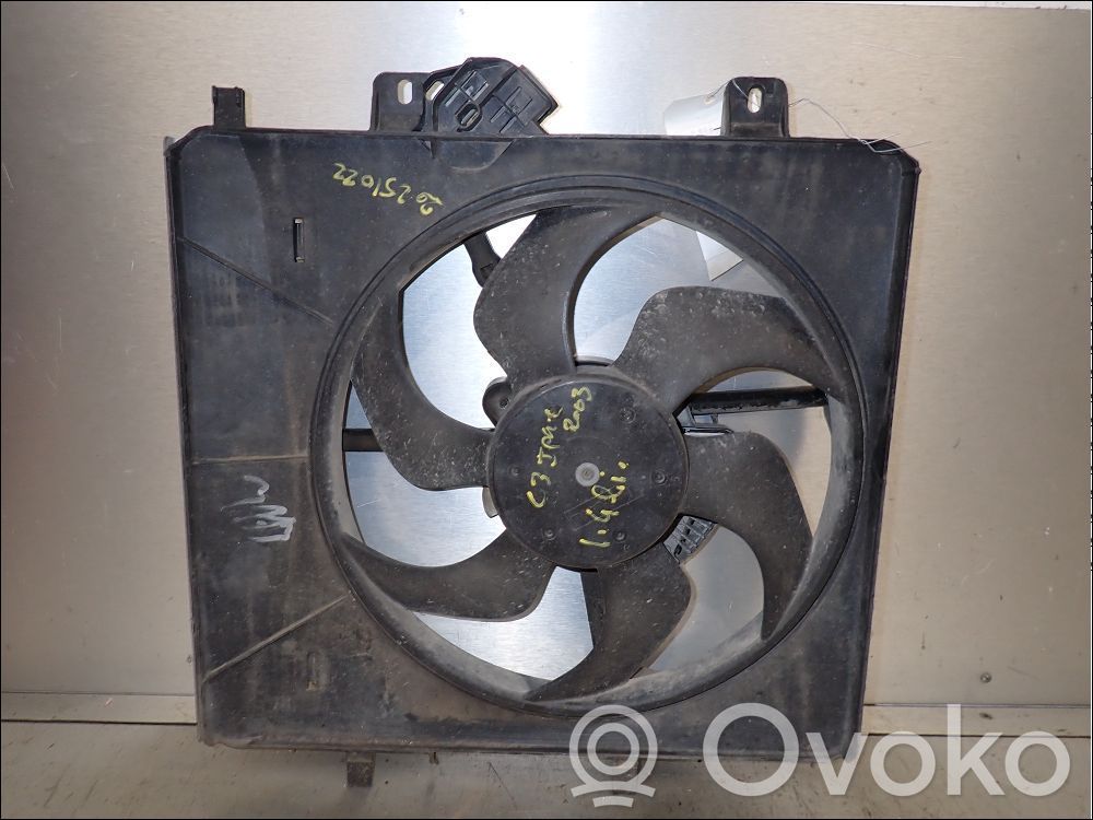 Citroen C3 Electric radiator cooling fan 
