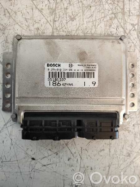 Engine control unit/module   0281010334,55181337,18642YAA