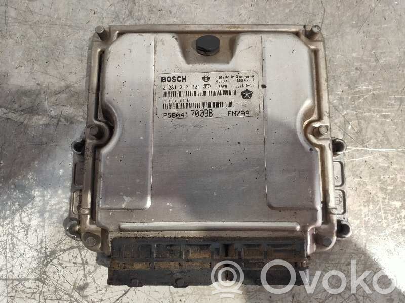 Engine control unit/module   0281010291,P56041700BB