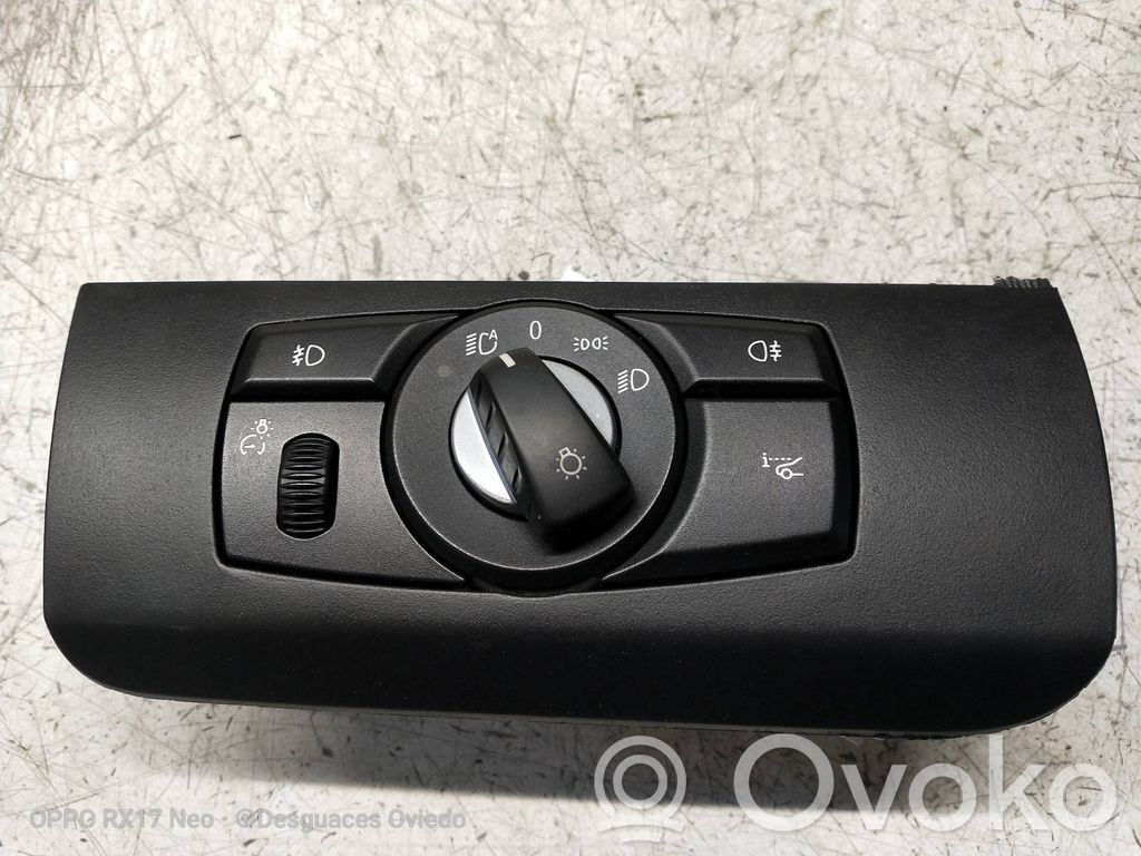 BMW X6 E71 Panel lighting control switch 